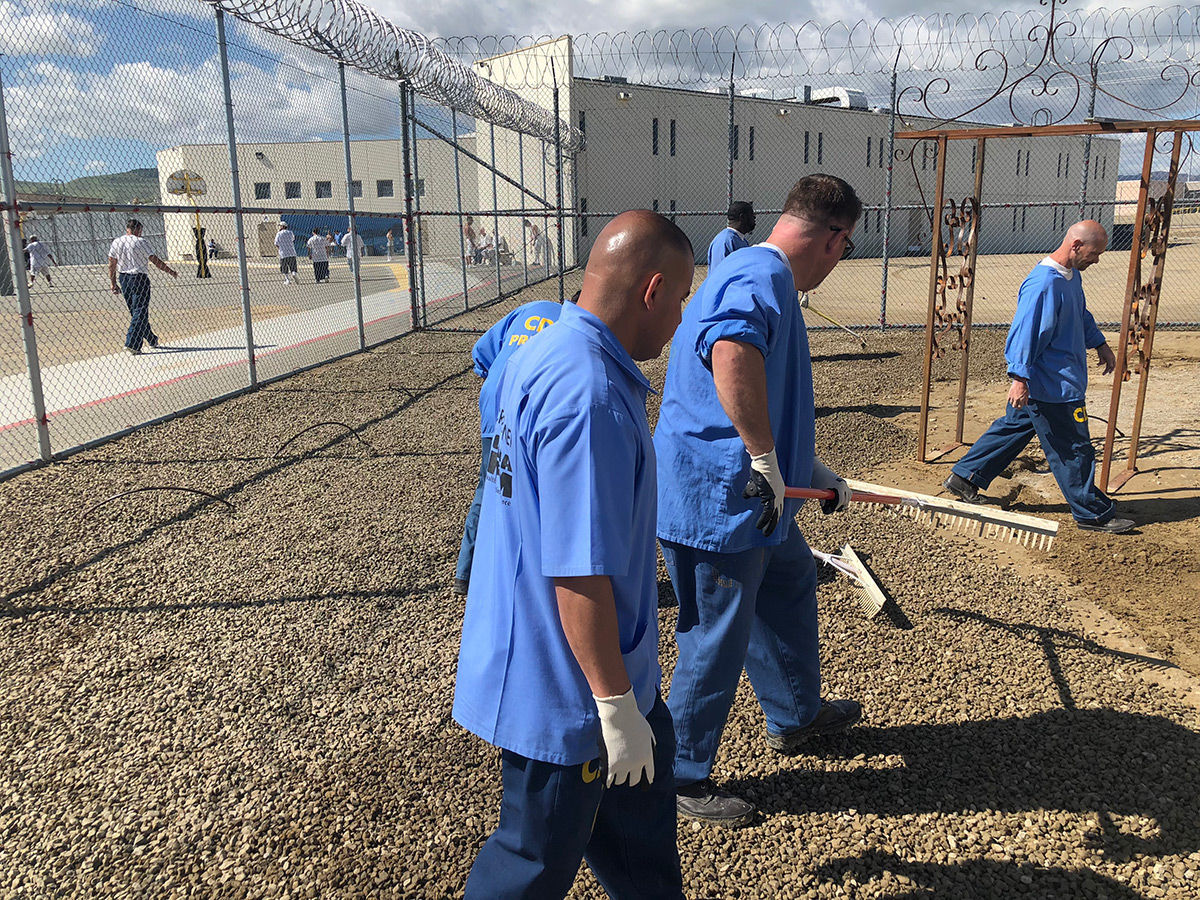 Avenal State Prison garden